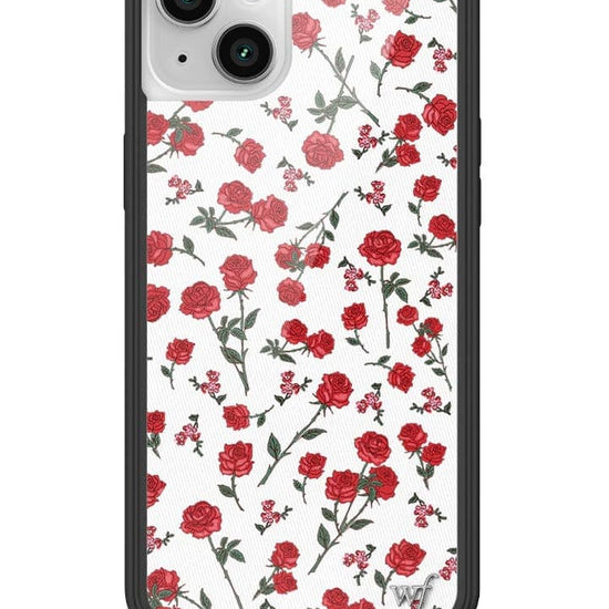 Wildflower Red Roses iPhone 14 Plus Case