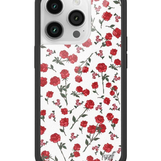 Wildflower Red Roses iPhone 14 Pro Case