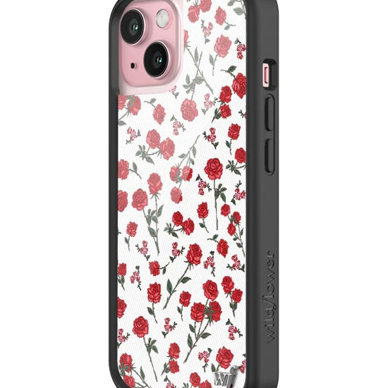 Wildflower Red Roses iPhone 15 Case