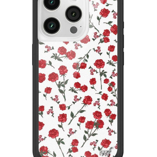 Wildflower Red Roses iPhone 15 Pro Case