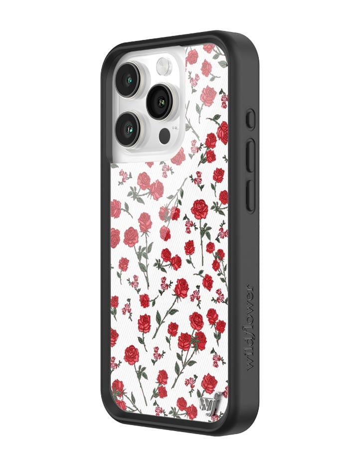 Wildflower Red Roses iPhone 15 Pro Case – Wildflower Cases