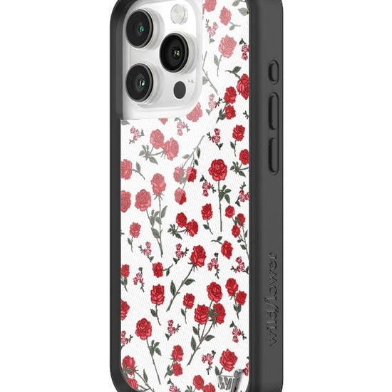 Wildflower Red Roses iPhone 15 Pro Case