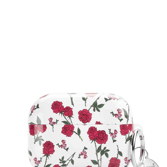 wildflower red roses airpods gen 3 case