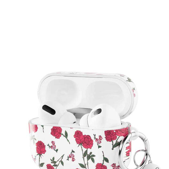 wildflower red roses airpods gen 3 case