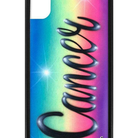 wildflower cancer airbrush iphone xr case