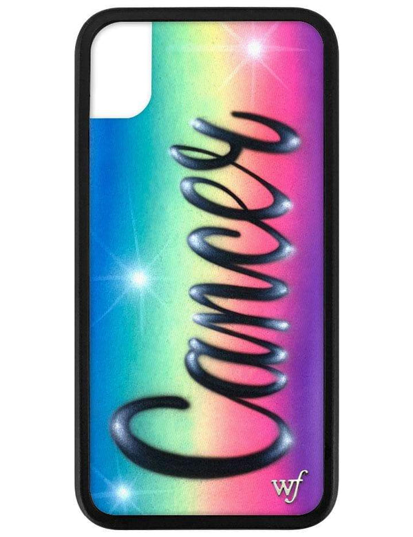 wildflower cancer airbrush iphone xr case