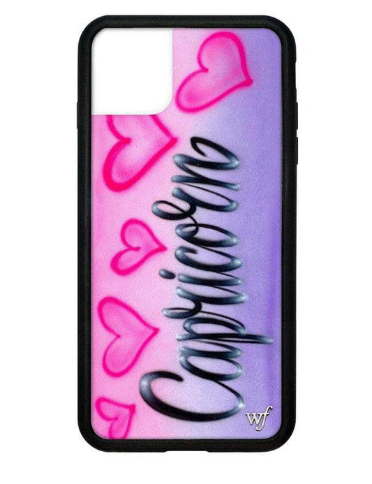 wildflower capricorn airbrush iphone 11 pro max case