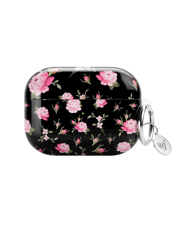 Wildflower Black and Pink Floral AirPods Pro Case – Wildflower Cases