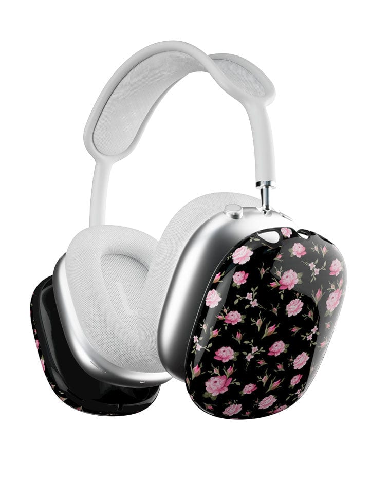 Wildflower Black and Pink Floral Airpods Max Cover – Wildflower Cases