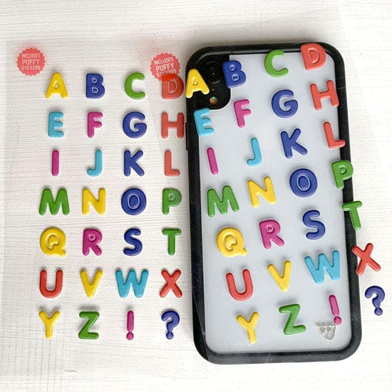 Upper case large letter alphabet sticker