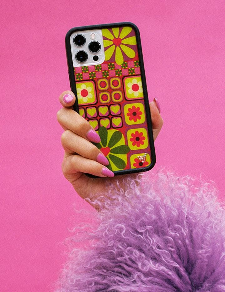 柔らかい Wildflower 限定版ケース iPhone6 7 8plusブルーチェック