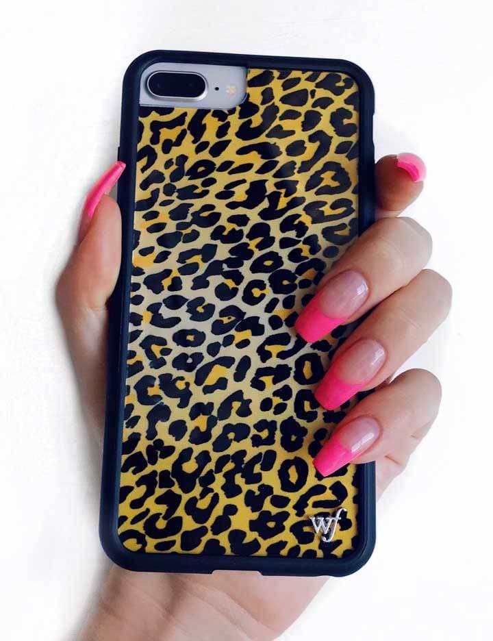 Leopard iPhone Xr Case Gold Wildflower Cases