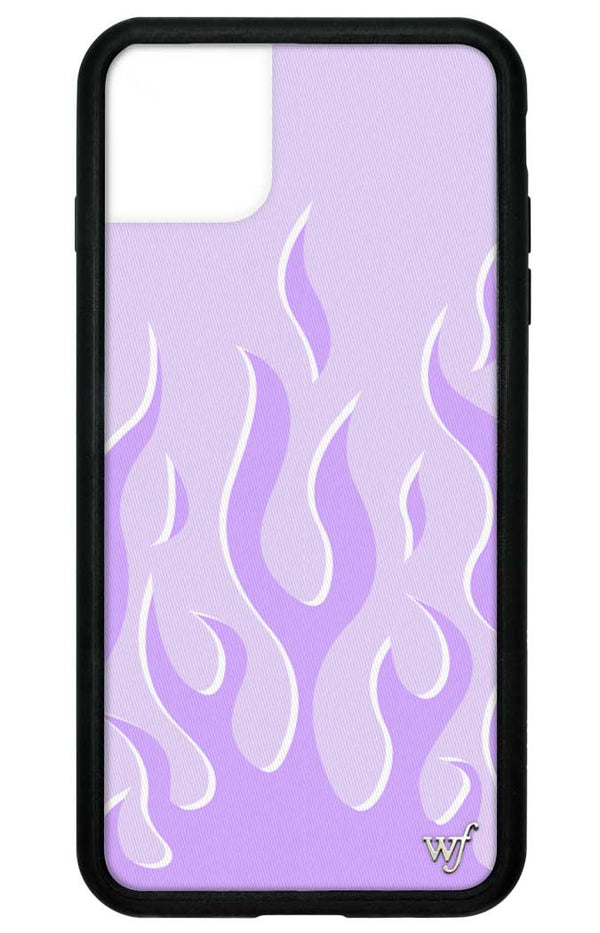 Wildflower Lavender Flames iPhone 11 Pro Max Case