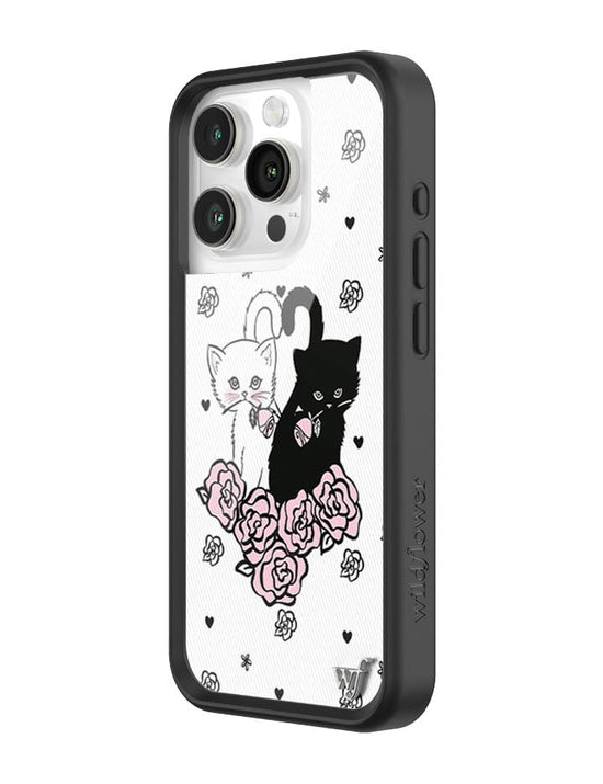 Wildflower Kittens iPhone 15 Pro Case Wildflower Cases