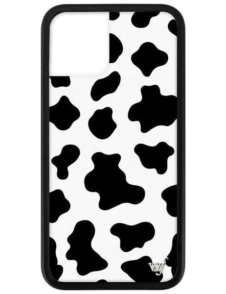 GOOD MOO Cows Lover Aesthetic Cow Print pattern Black and White