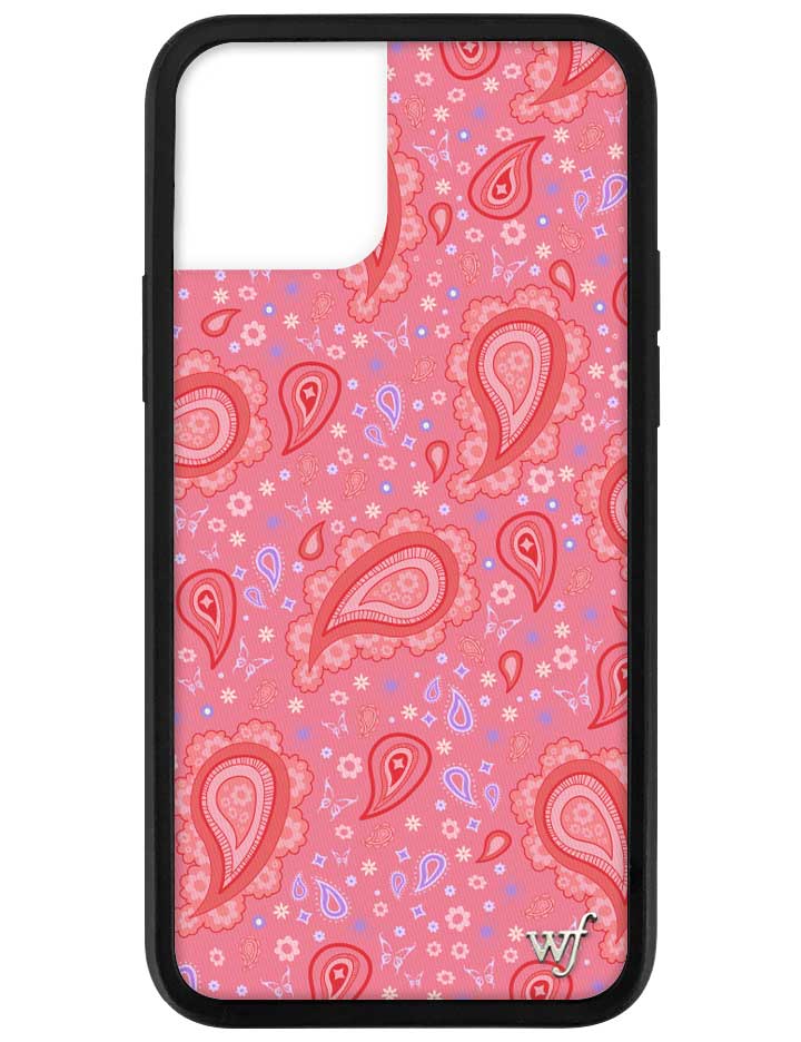 Wildflower Strawberry Paisley iPhone 12 Pro Case Wildflower Cases
