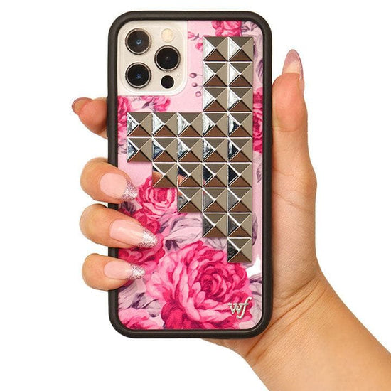 Wildflower Pink Floral Stud iPhone 13 Case – Wildflower Cases
