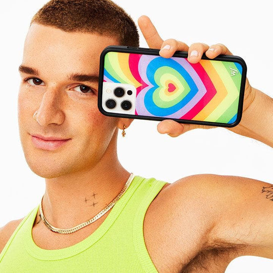 Rainbow Louis Vuitton iPhone 13 Pro Max Case – javacases